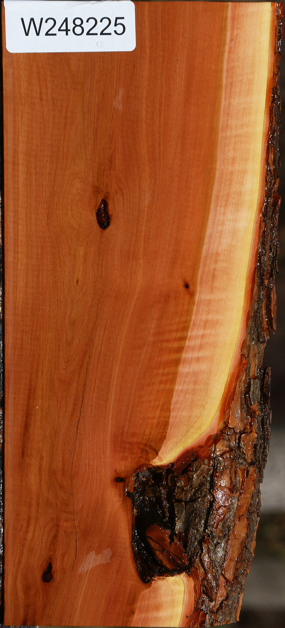 Figured Oregon Ironwood Live Edge Lumber