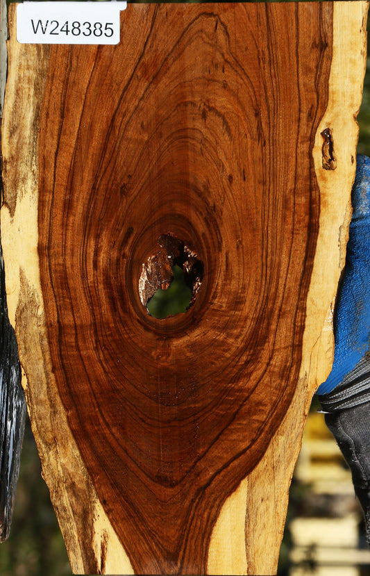 Figured Tamboti Live Edge Lumber