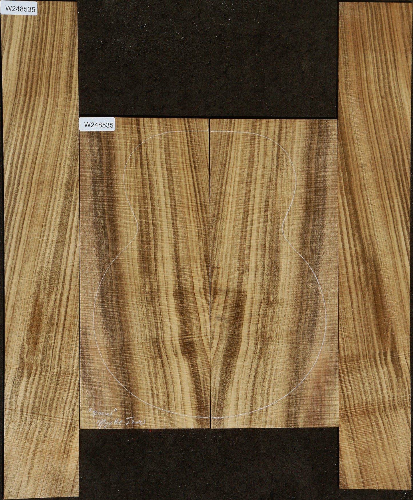 Special Grade Oregon Myrtle Jumbo Guitar Set