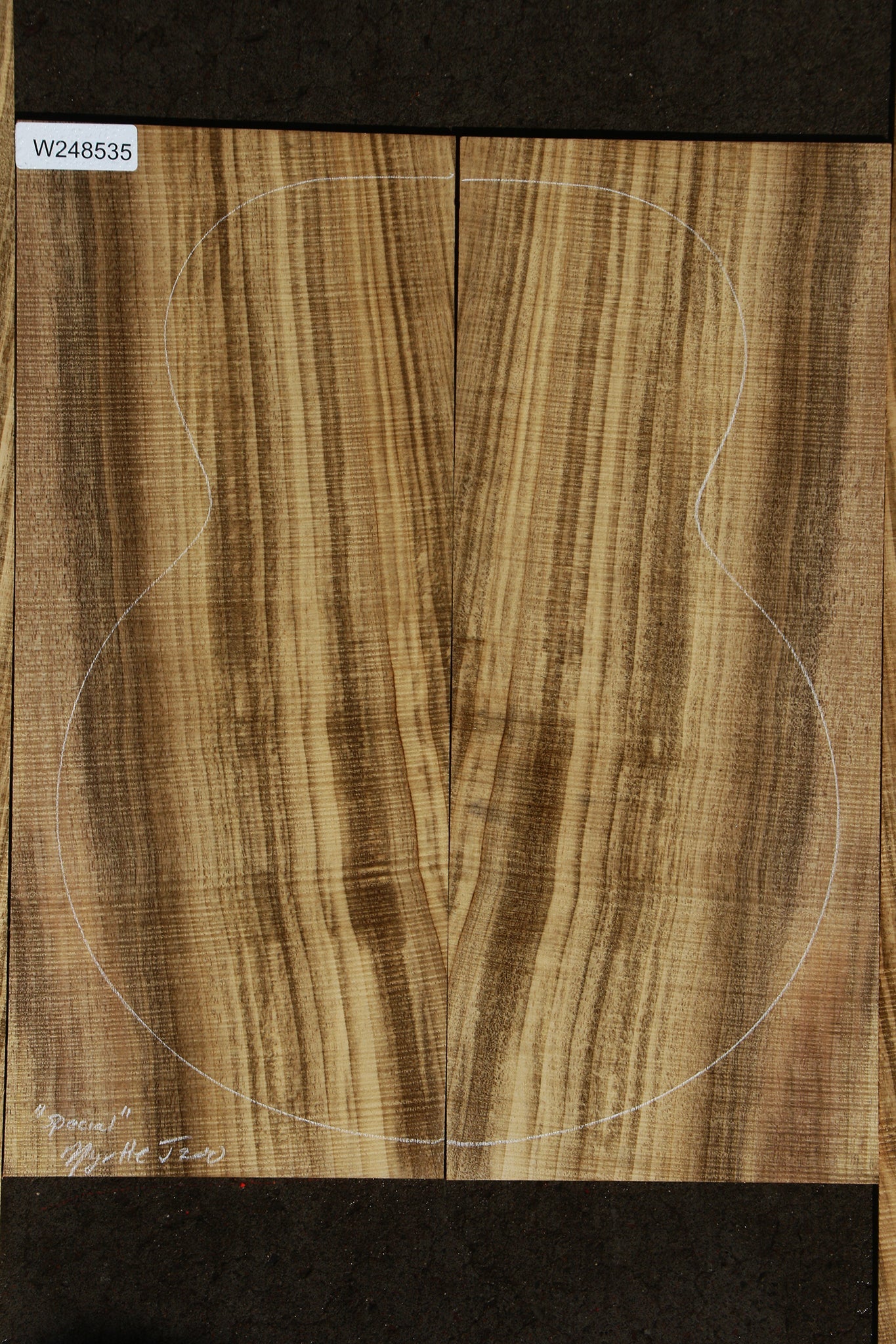 Special Grade Oregon Myrtle Jumbo Guitar Set