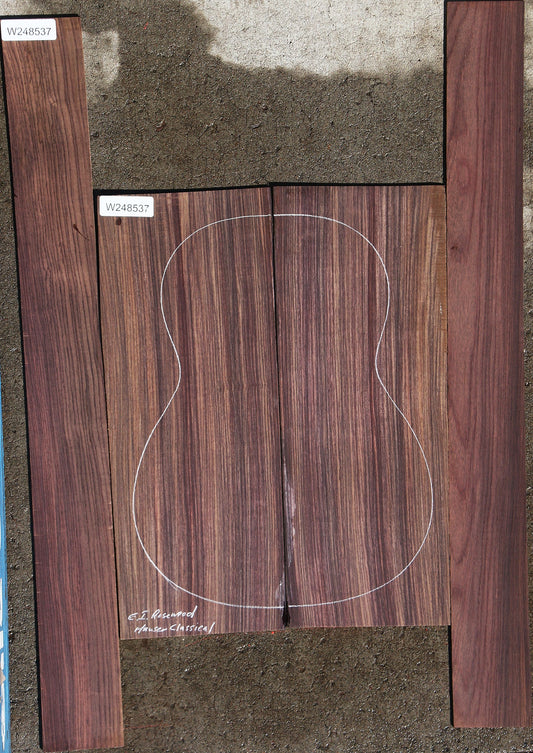 Old Growth East Indian Rosewood Classical Acoustic Guitar Set