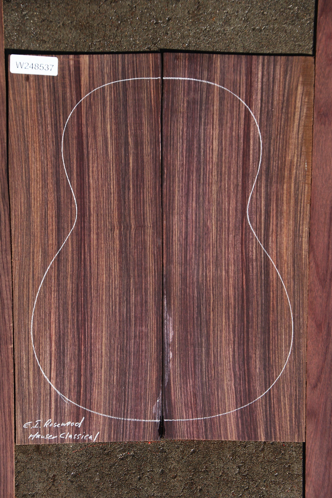 Old Growth East Indian Rosewood Classical Acoustic Guitar Set