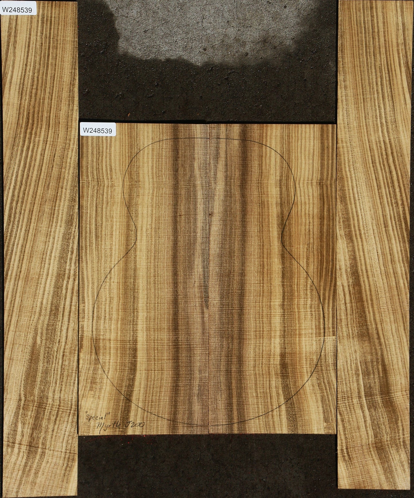 Special Grade Oregon Myrtle Jumbo Guitar Set