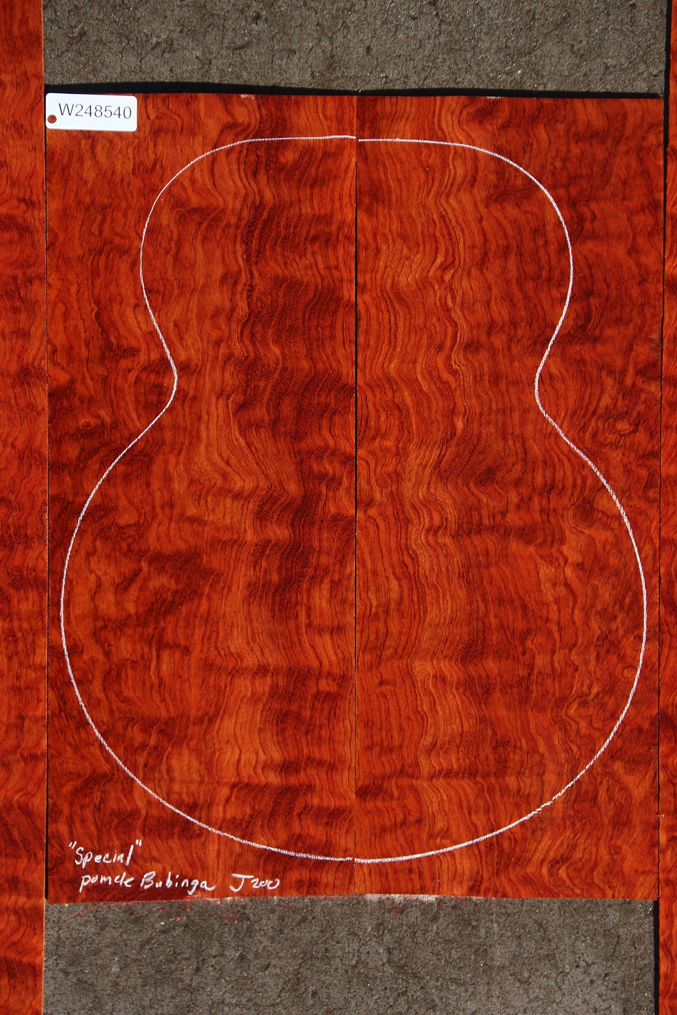 Special Grade Pomelle Bubinga Jumbo Guitar Set