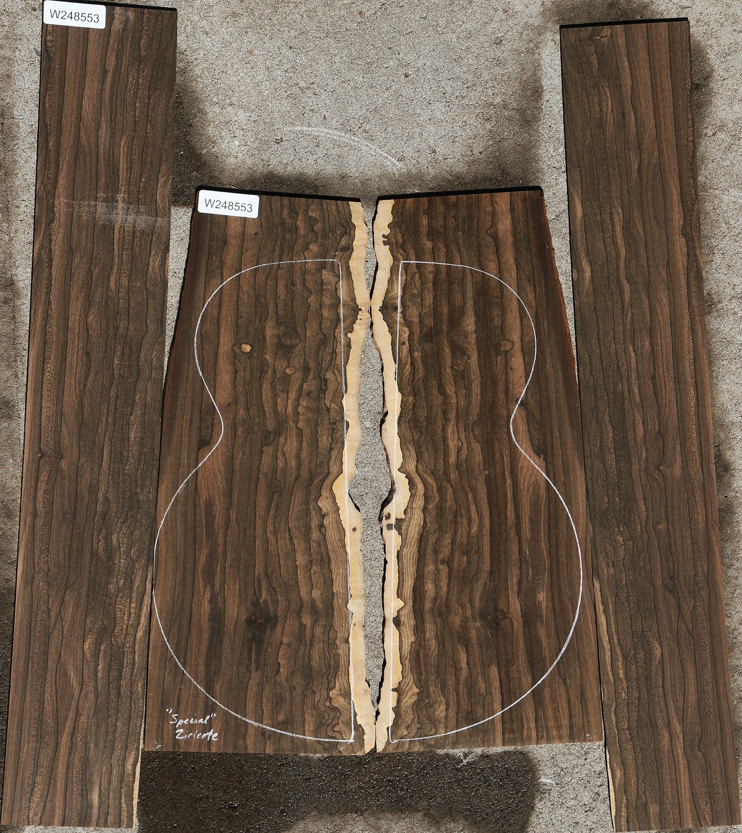Special Grade Ziricote Guitar Set