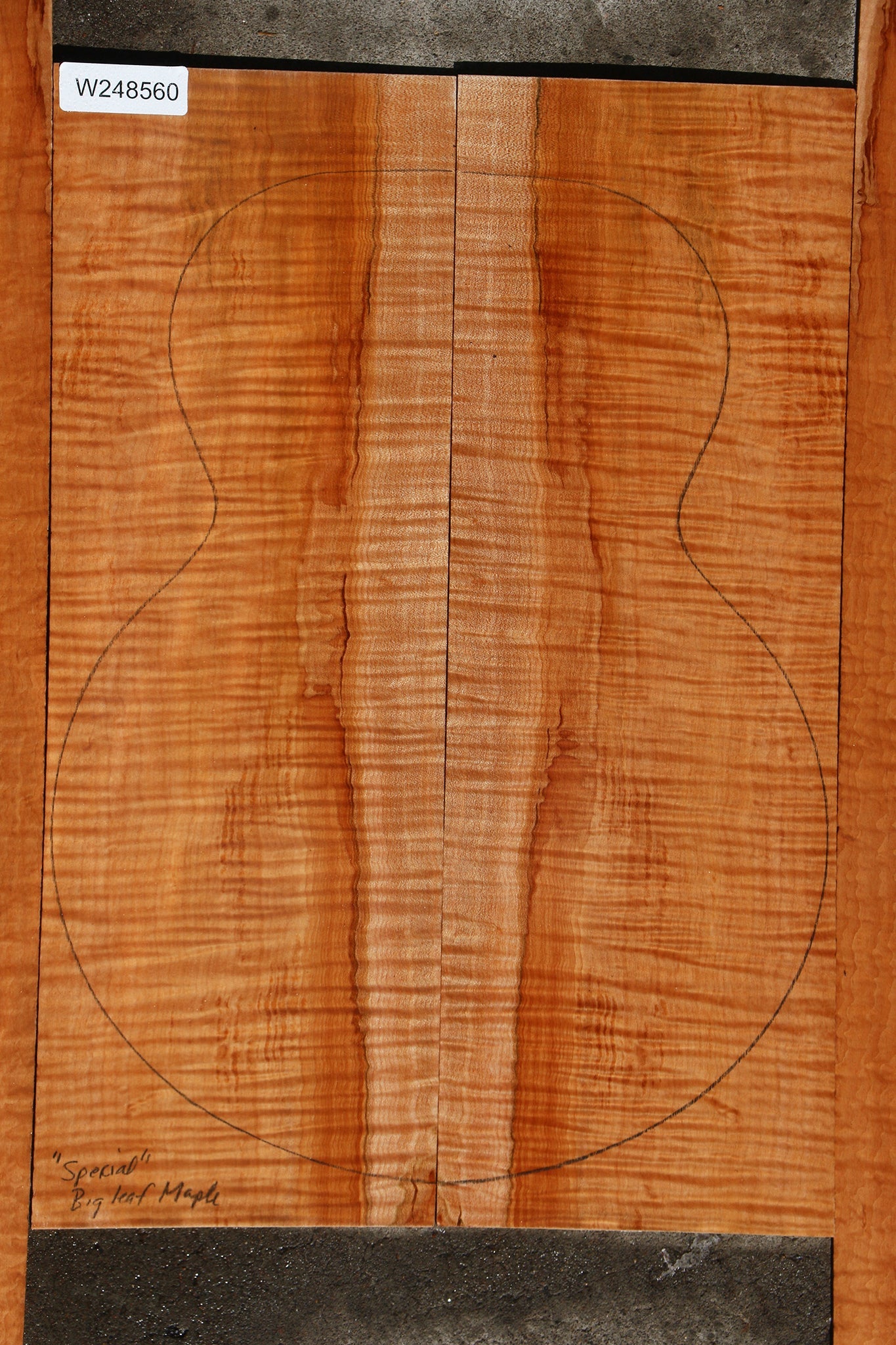 Special Grade Big Leaf Maple Guitar Set