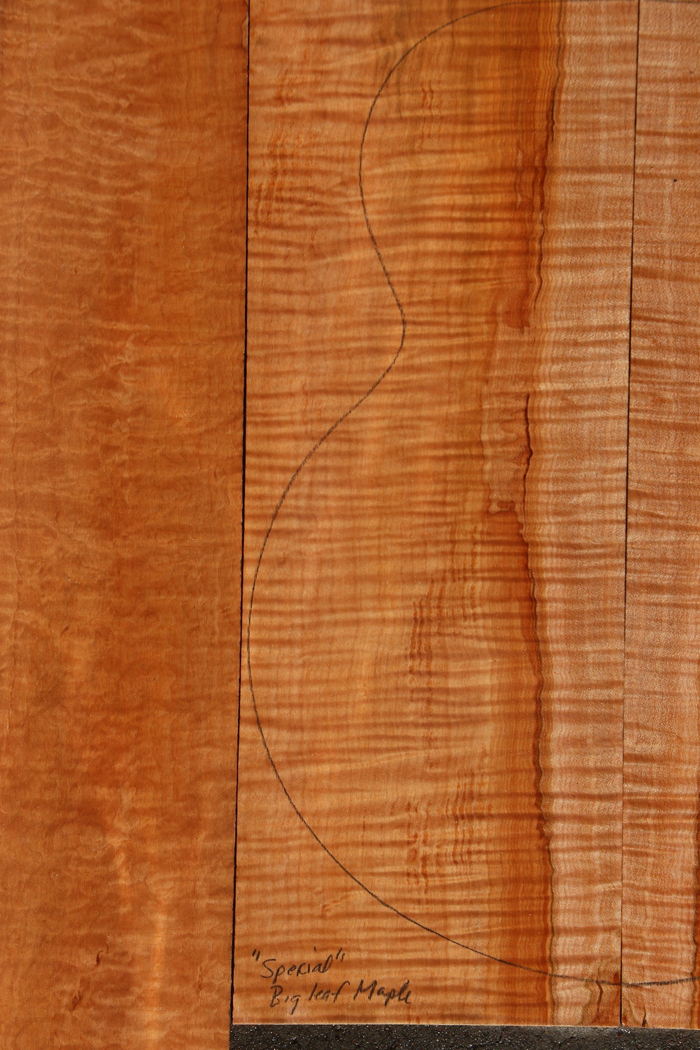 Special Grade Big Leaf Maple Guitar Set