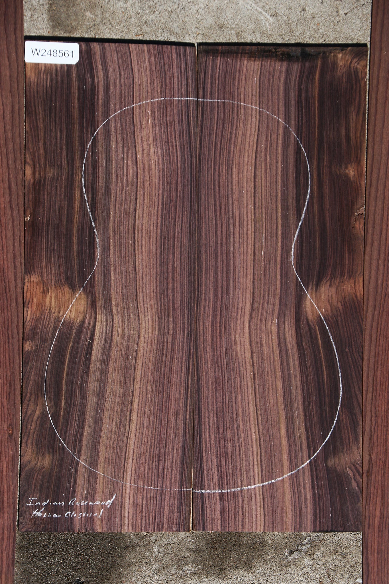 Old Growth East Indian Rosewood Classical Acoustic Guitar Set