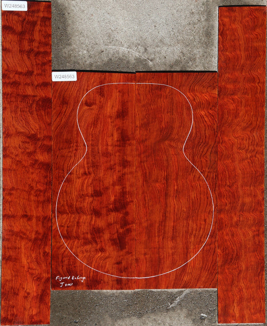 Figured Bubinga Jumbo Guitar Set