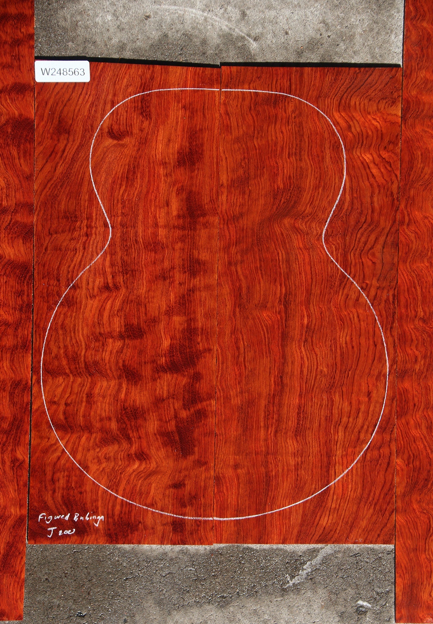 Figured Bubinga Jumbo Guitar Set