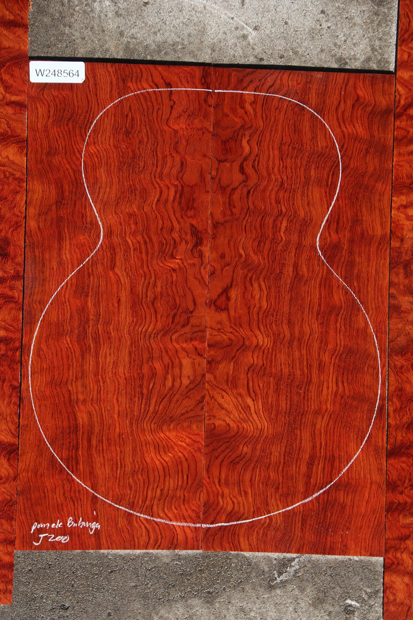 Pomelle Bubinga Jumbo Guitar Set