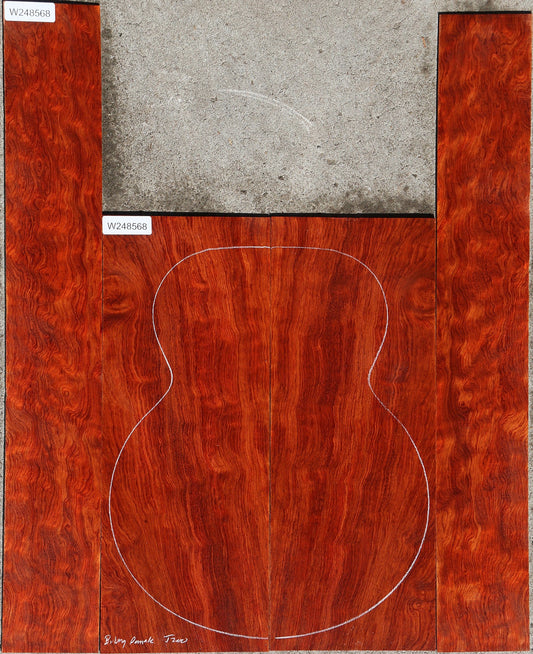Pomelle Bubinga Jumbo Guitar Set