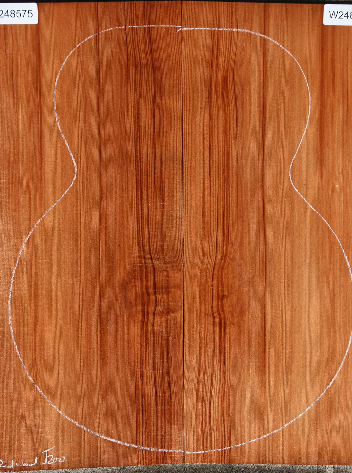 Redwood Jumbo Guitar Top Set