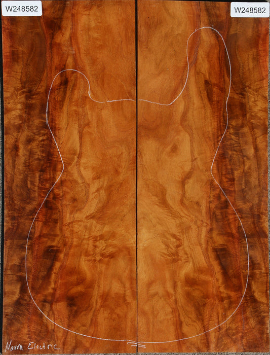 Narra Electric Guitar Back Set