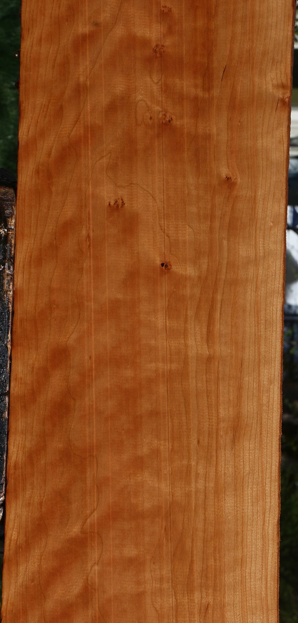 Figured Curly Cherry Lumber