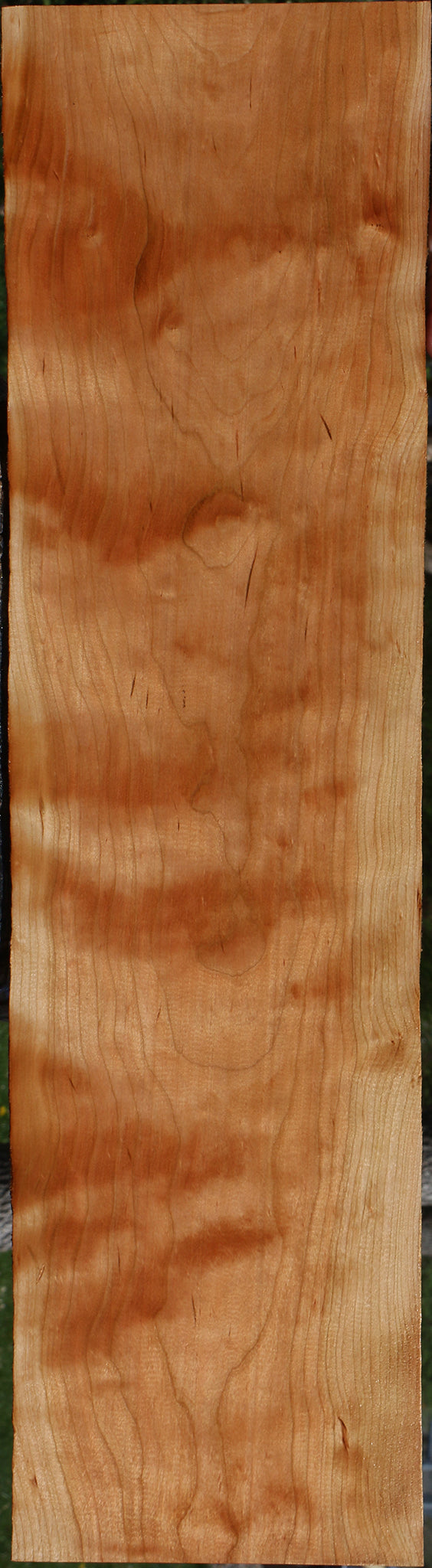 Figured Curly Cherry Lumber