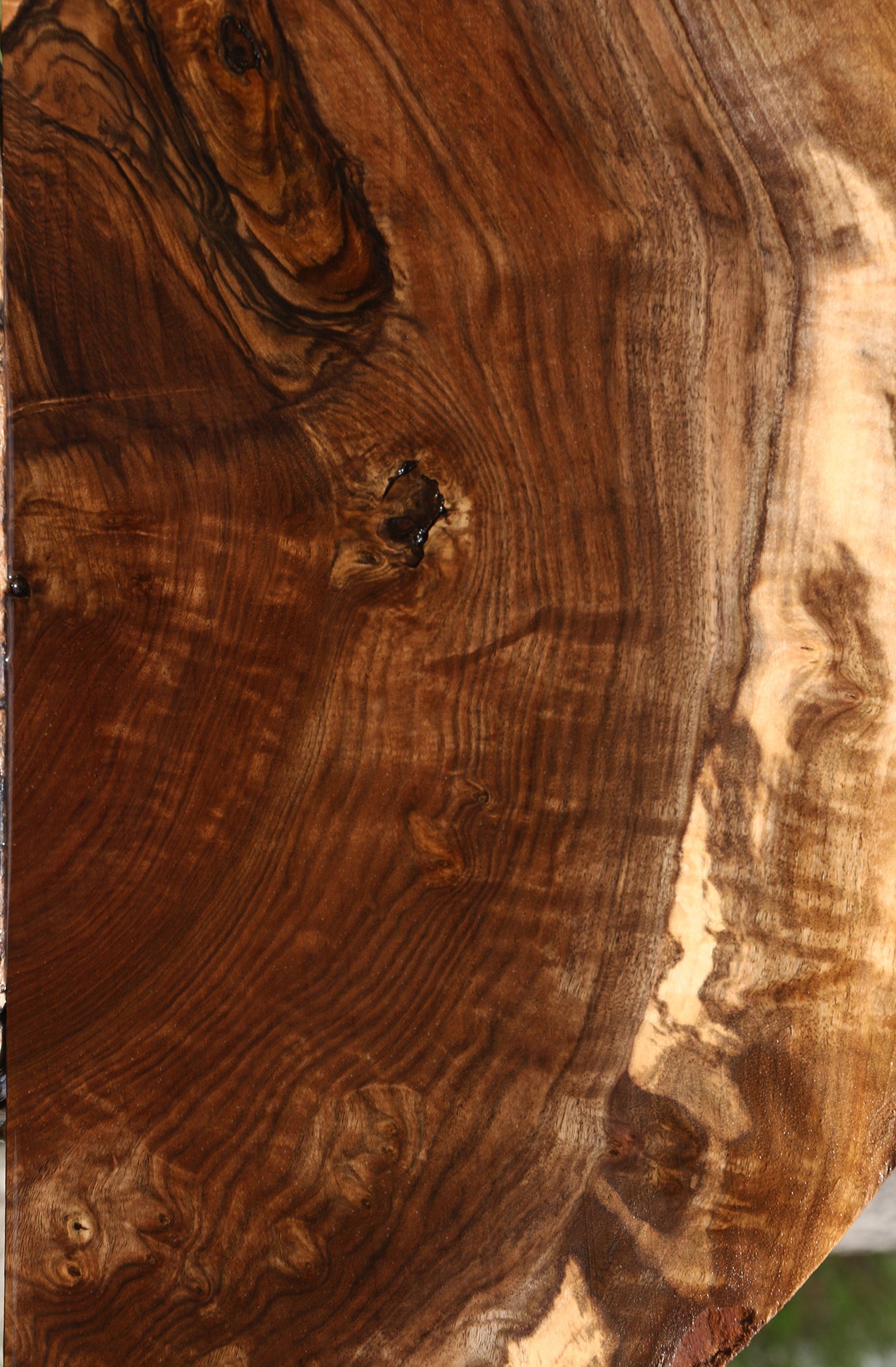Extra Fancy Claro Live Edge Walnut Lumber