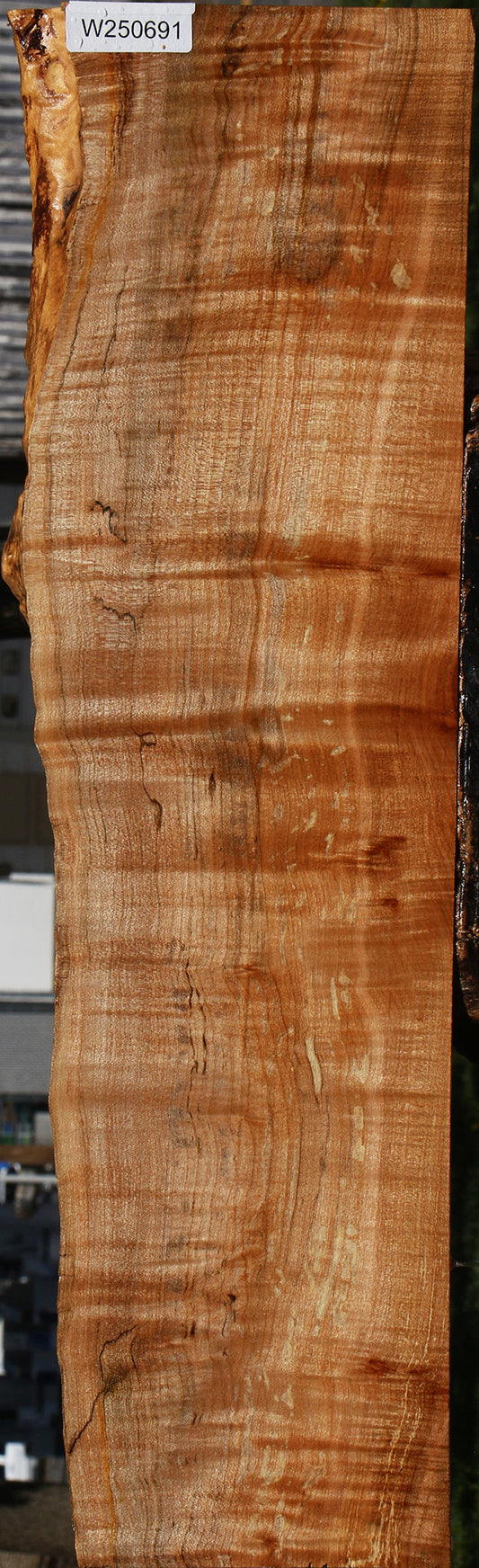 Figured Maple Live Edge Lumber