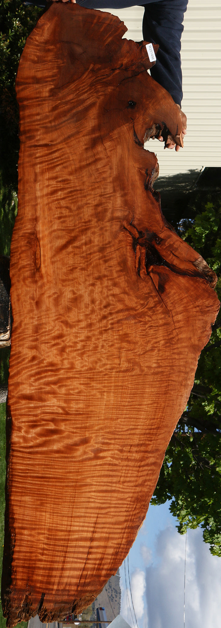 Extra Fancy Rustic Redwood Live Edge Slab