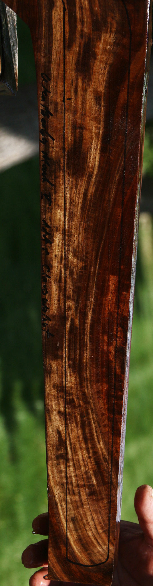 AAA Exhibition Claro Walnut Gun Blank