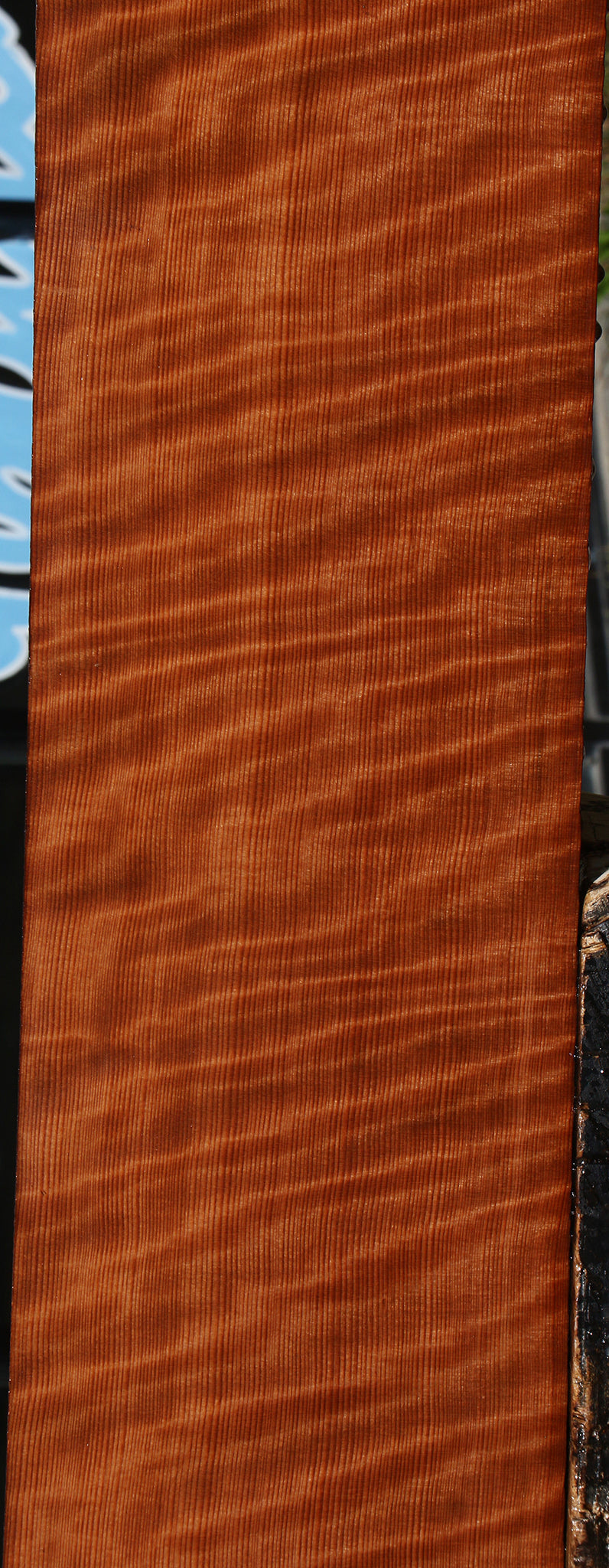 Extra Fancy Curly Quartersawn Redwood Instrument Lumber