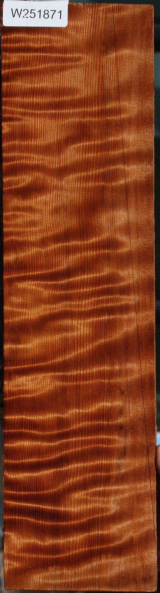 Extra Fancy Curly Quartersawn Redwood Micro Lumber
