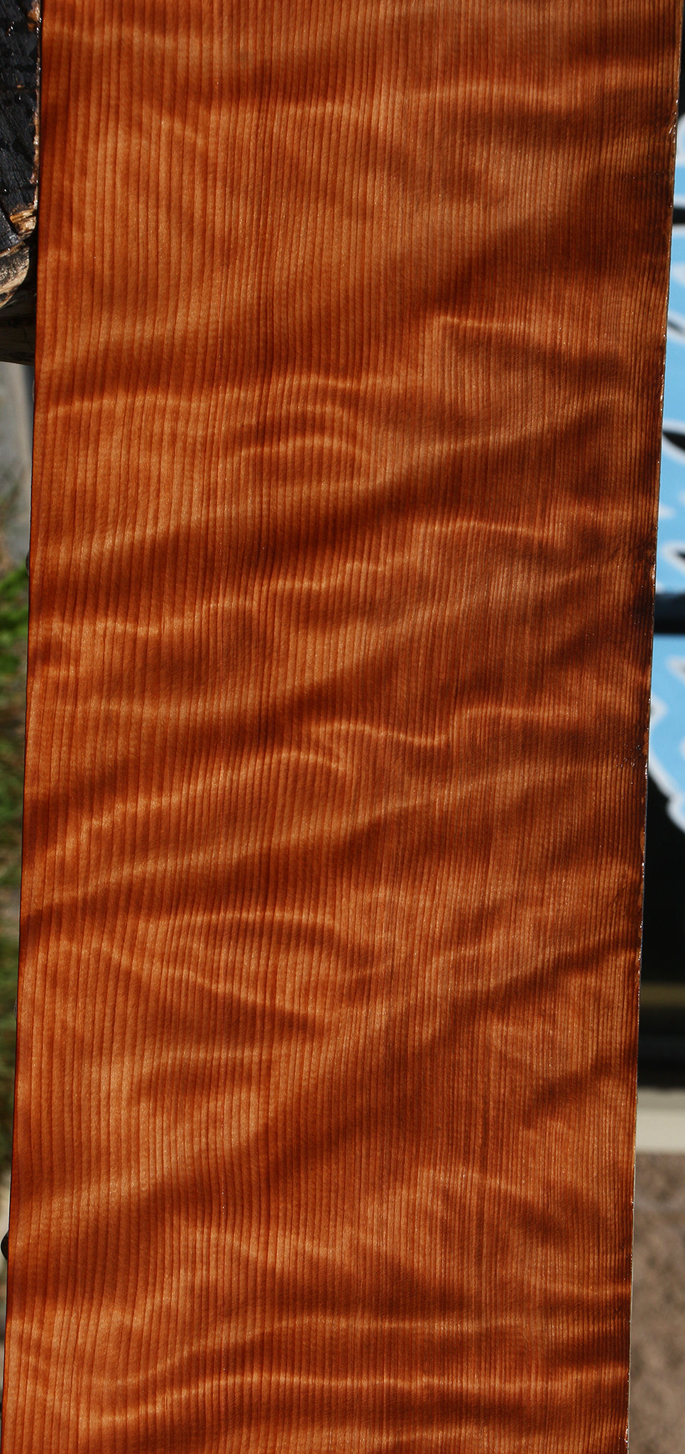 Extra Fancy Curly Quartersawn Redwood Lumber