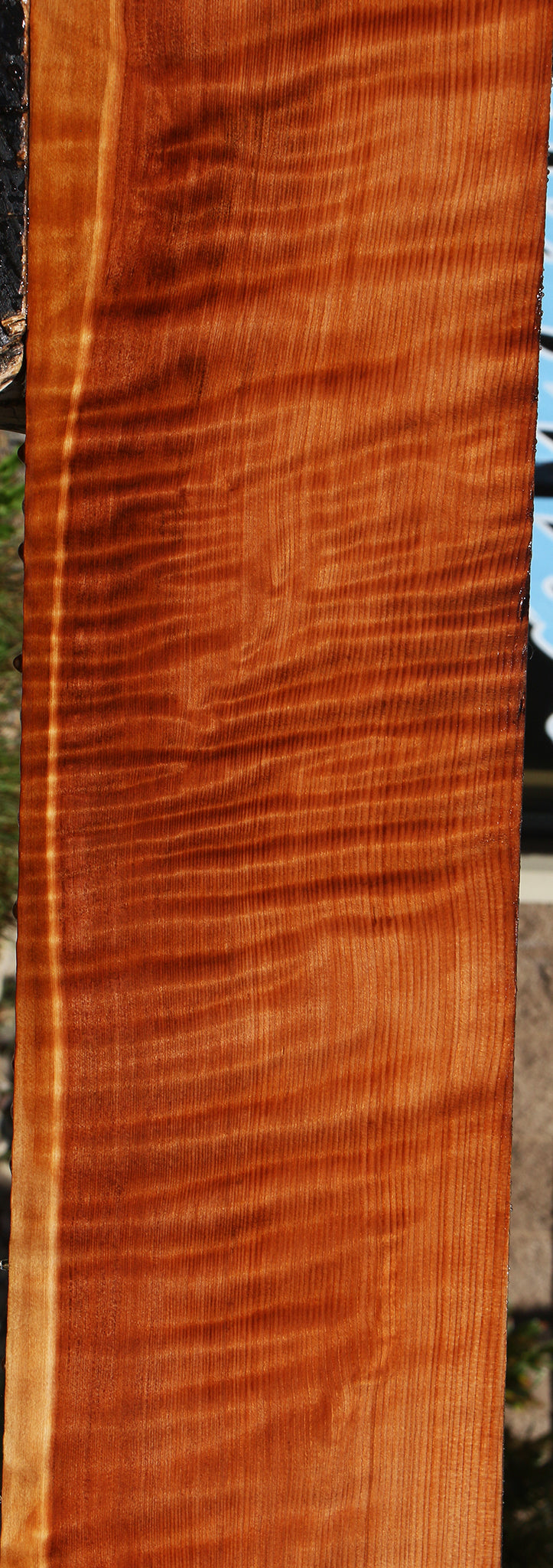 Extra Fancy Curly Quartersawn Redwood Lumber