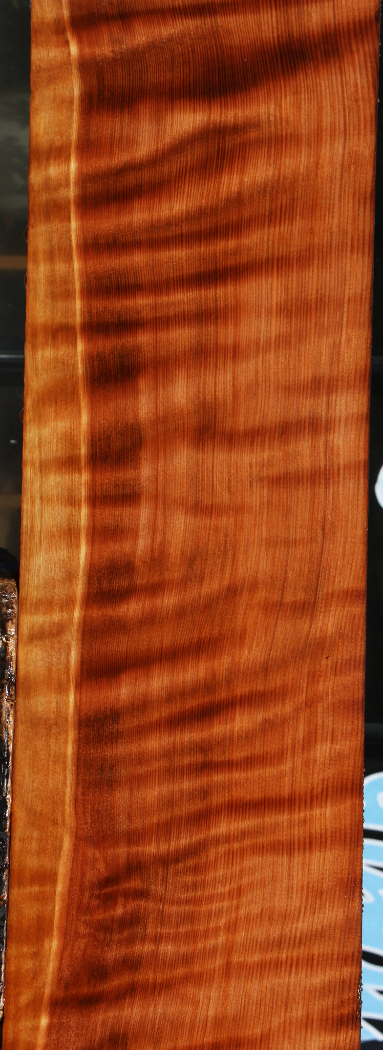 Extra Fancy Curly Quartersawn Redwood Lumber