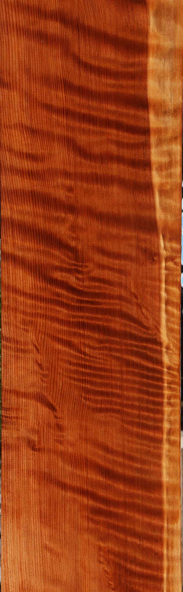 Extra Fancy Curly Quartersawn Redwood Lumber