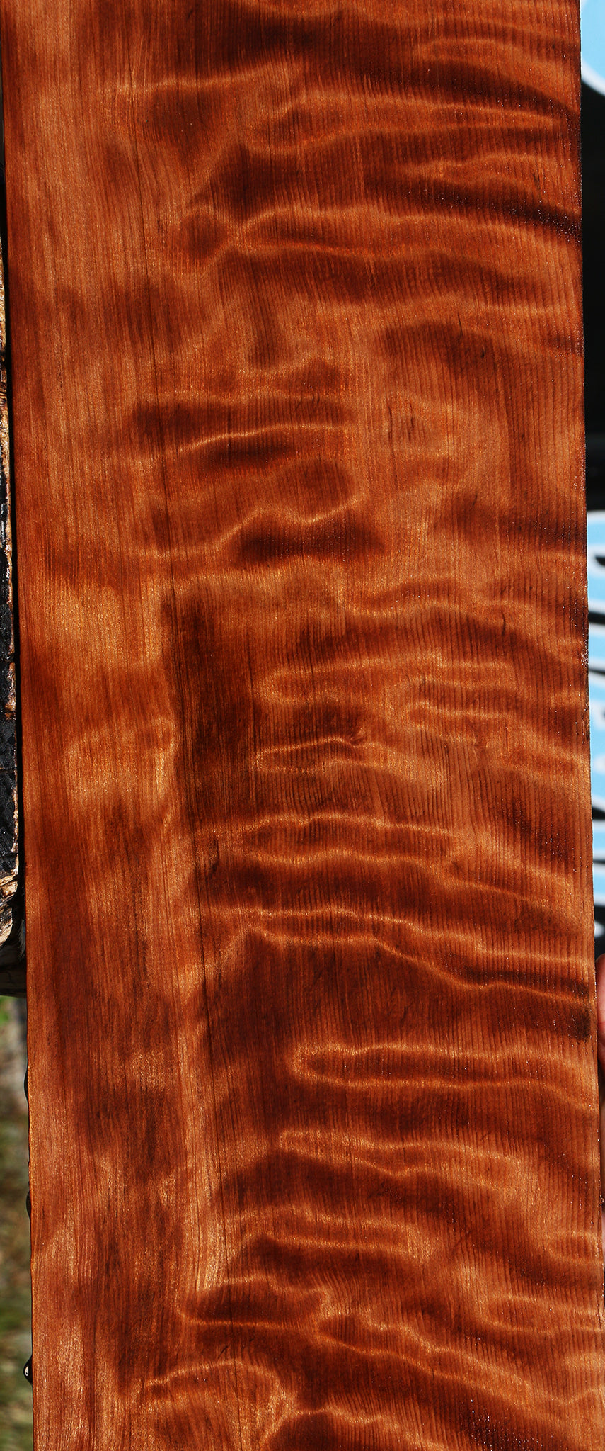Extra Fancy Curly Quartersawn Redwood Micro Lumber