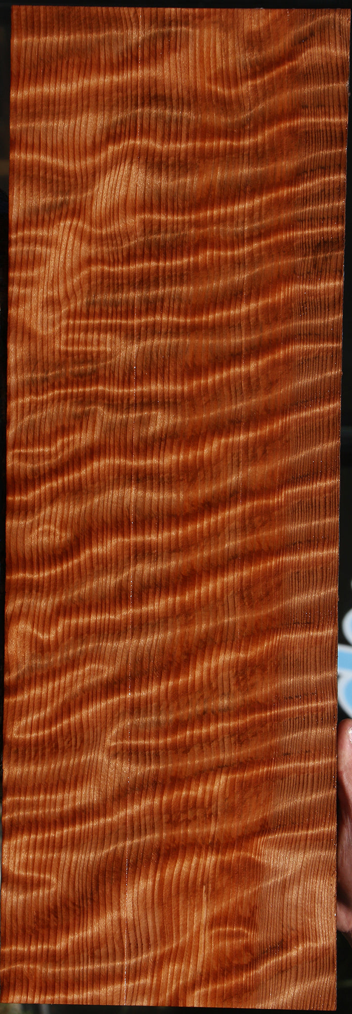Extra Fancy Curly Quartersawn Redwood Instrument Lumber