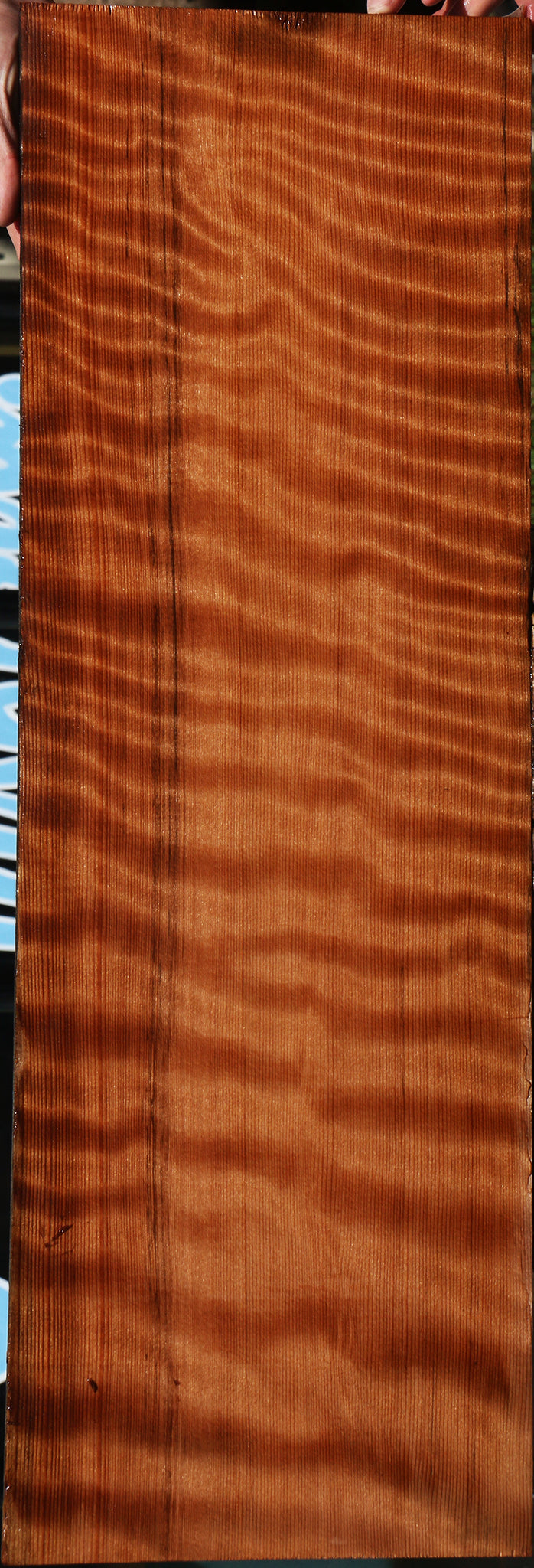 Extra Fancy Curly Quartersawn Redwood Instrument Lumber