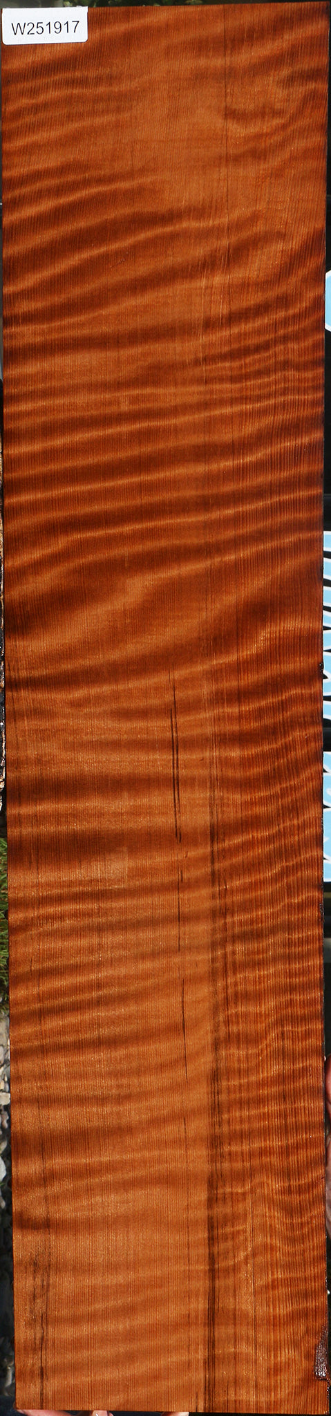Extra Fancy Curly Quartersawn Redwood Instrument Lumber
