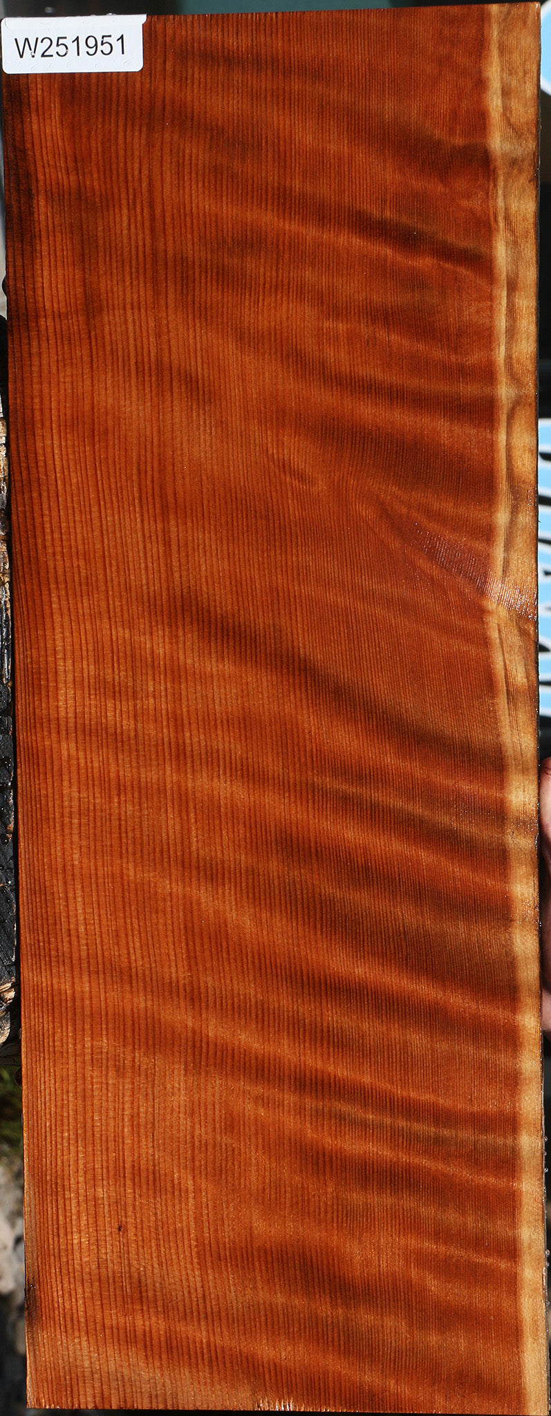 Extra Fancy Curly Quartersawn Redwood Lumber
