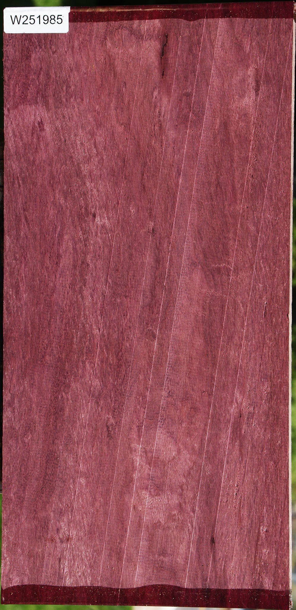 Figured Purpleheart Lumber