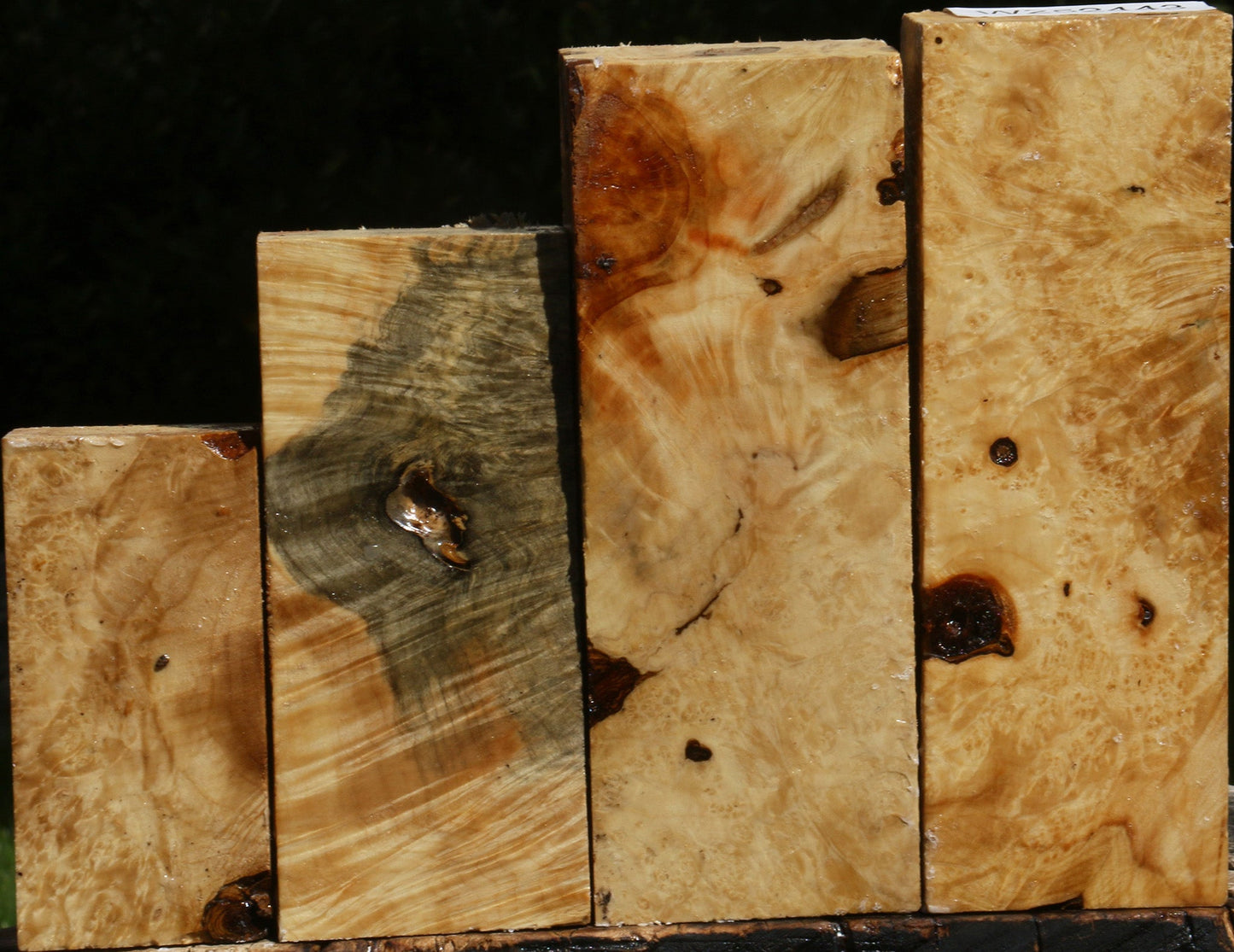 Box Elder Turning Blank 4 Pack