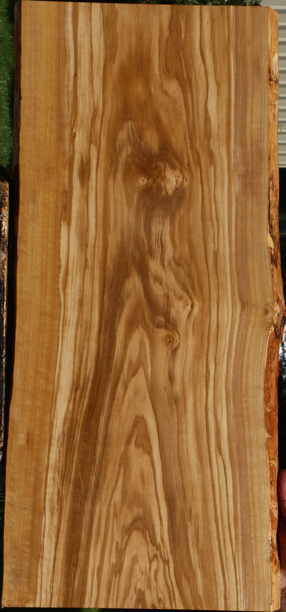 Figured Olive Live Edge Lumber