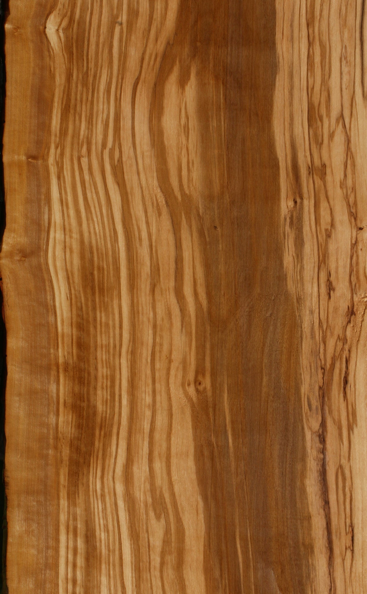 Extra Fancy Olive Live Edge Lumber