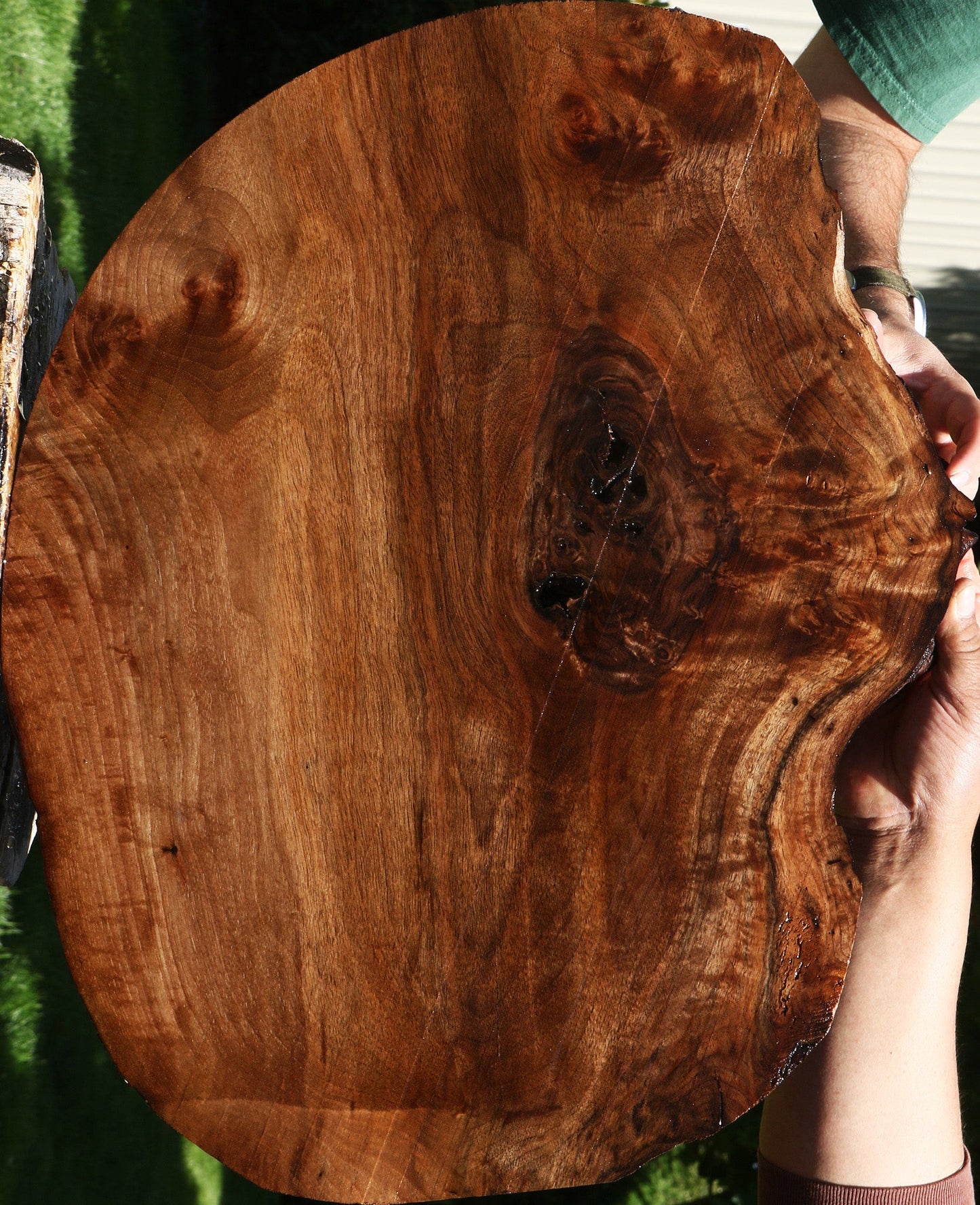 Extra Fancy Claro Walnut Live Edge Lumber