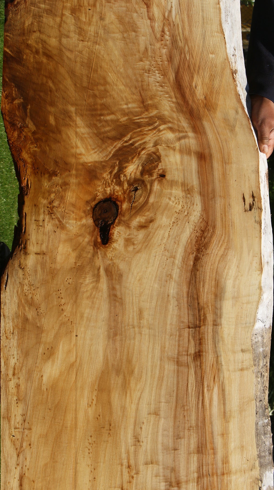 Extra Fancy Black Cottonwood Live Edge Slab