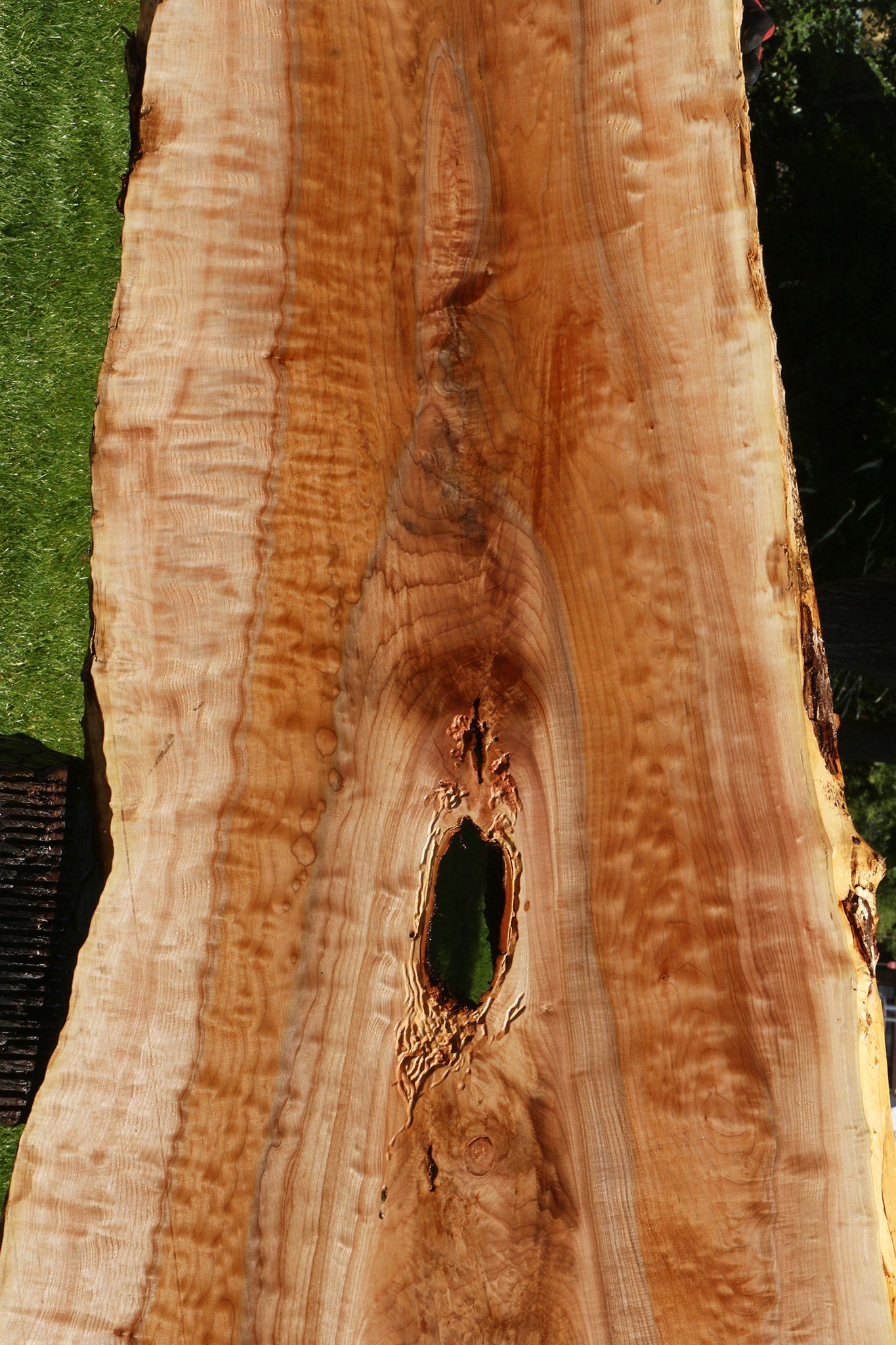 Extra Fancy Quilted Maple Live Edge Slab