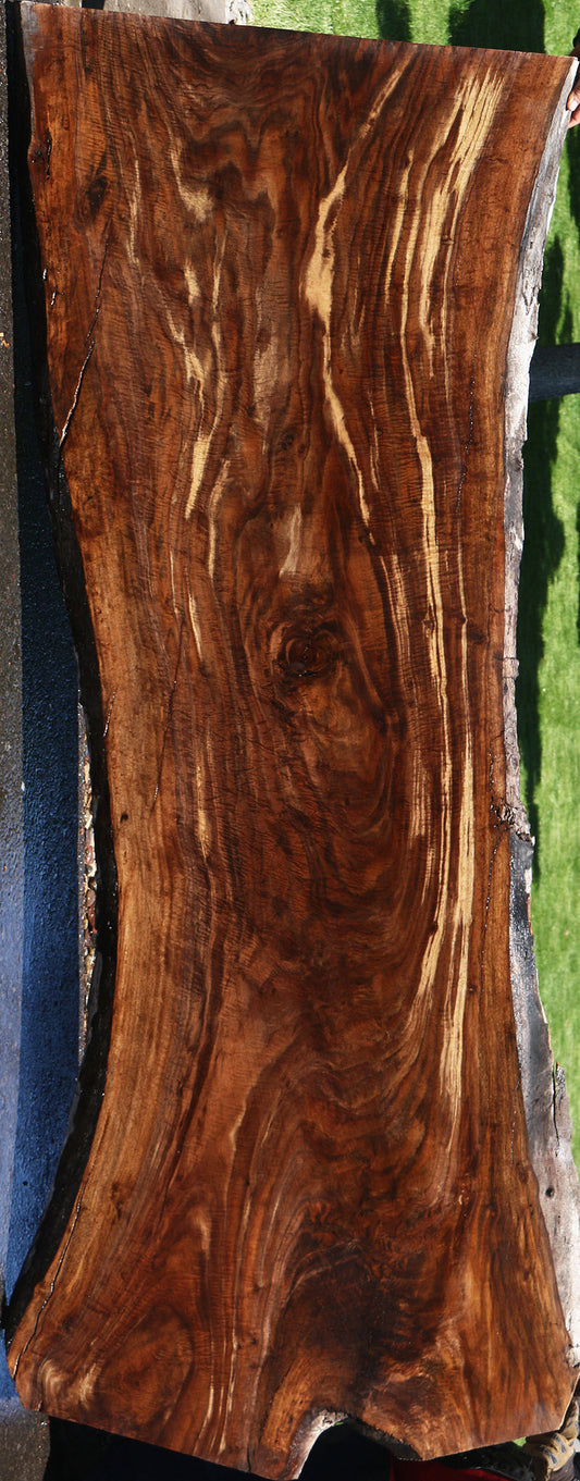 Exhibition Crotchwood Claro Walnut Live Edge Slab
