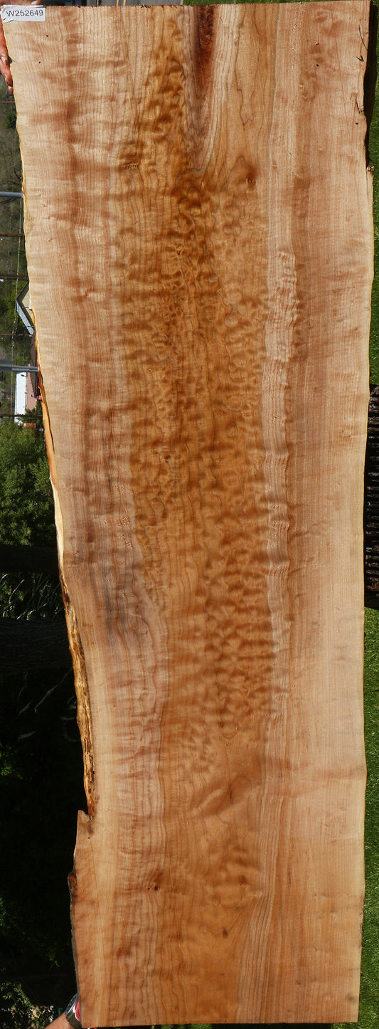 Extra Fancy Quilted Maple Live Edge Slab (Free Shipping Excluded)