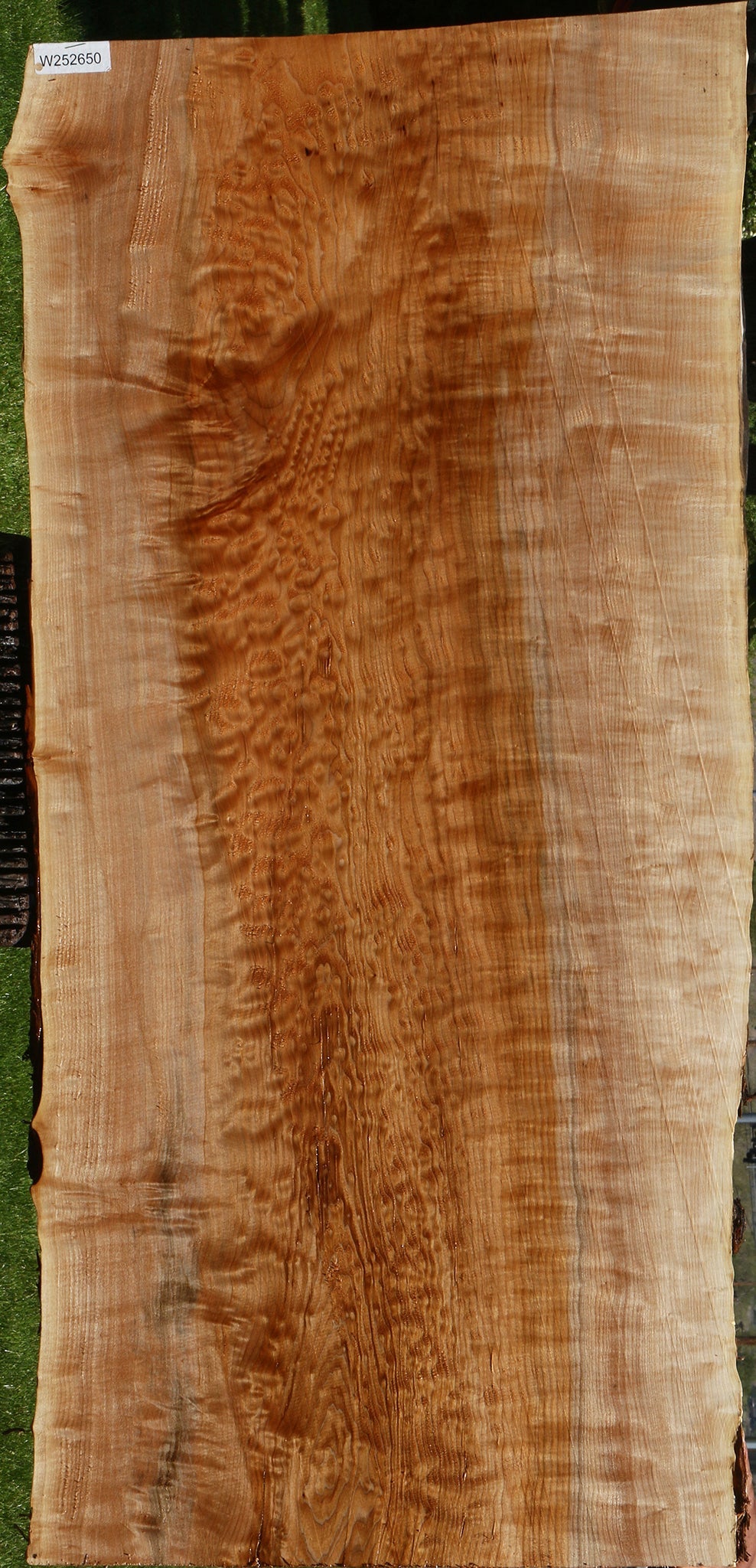 Extra Fancy Quilted Maple Live Edge Slab (Free Shipping Excluded)