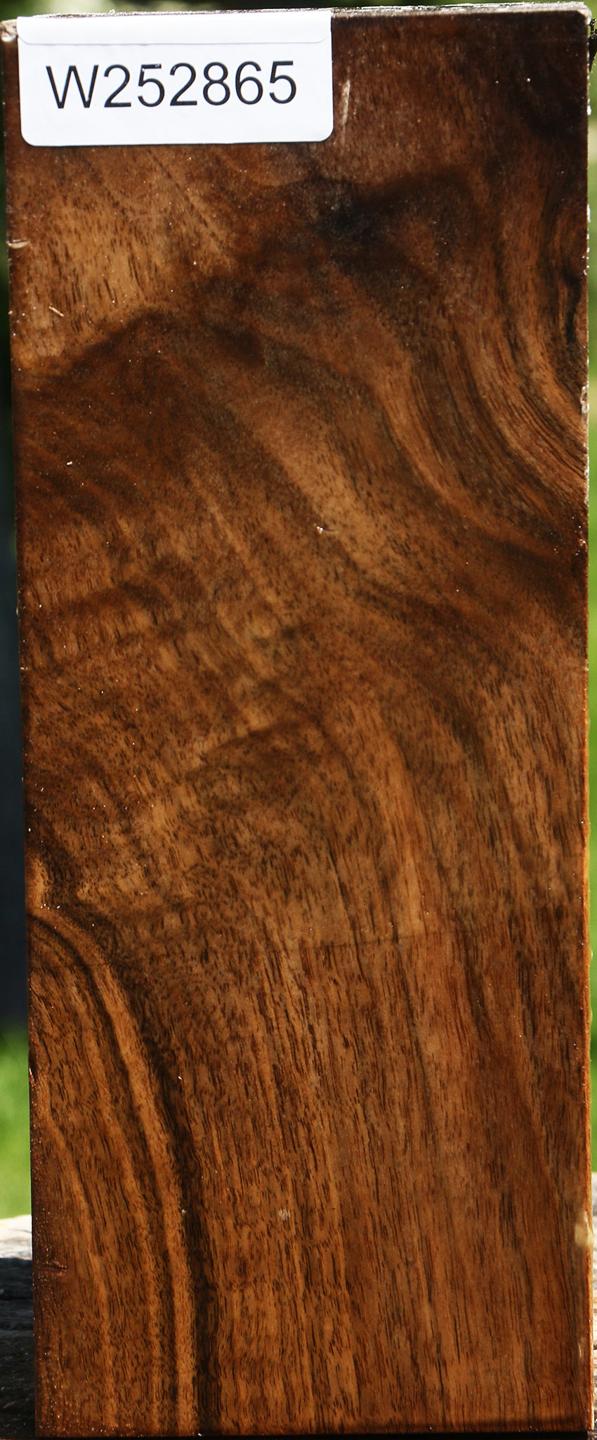 Figured Claro Walnut Vessel Blank