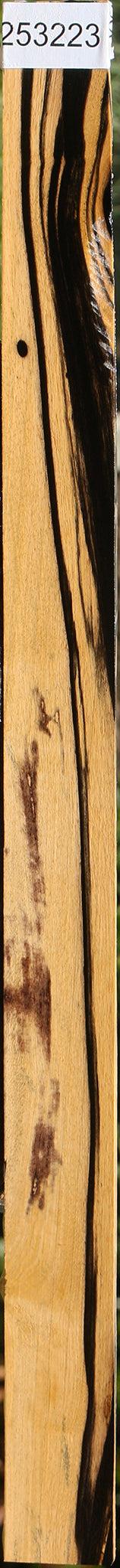 Figured Black & White Ebony Micro Lumber