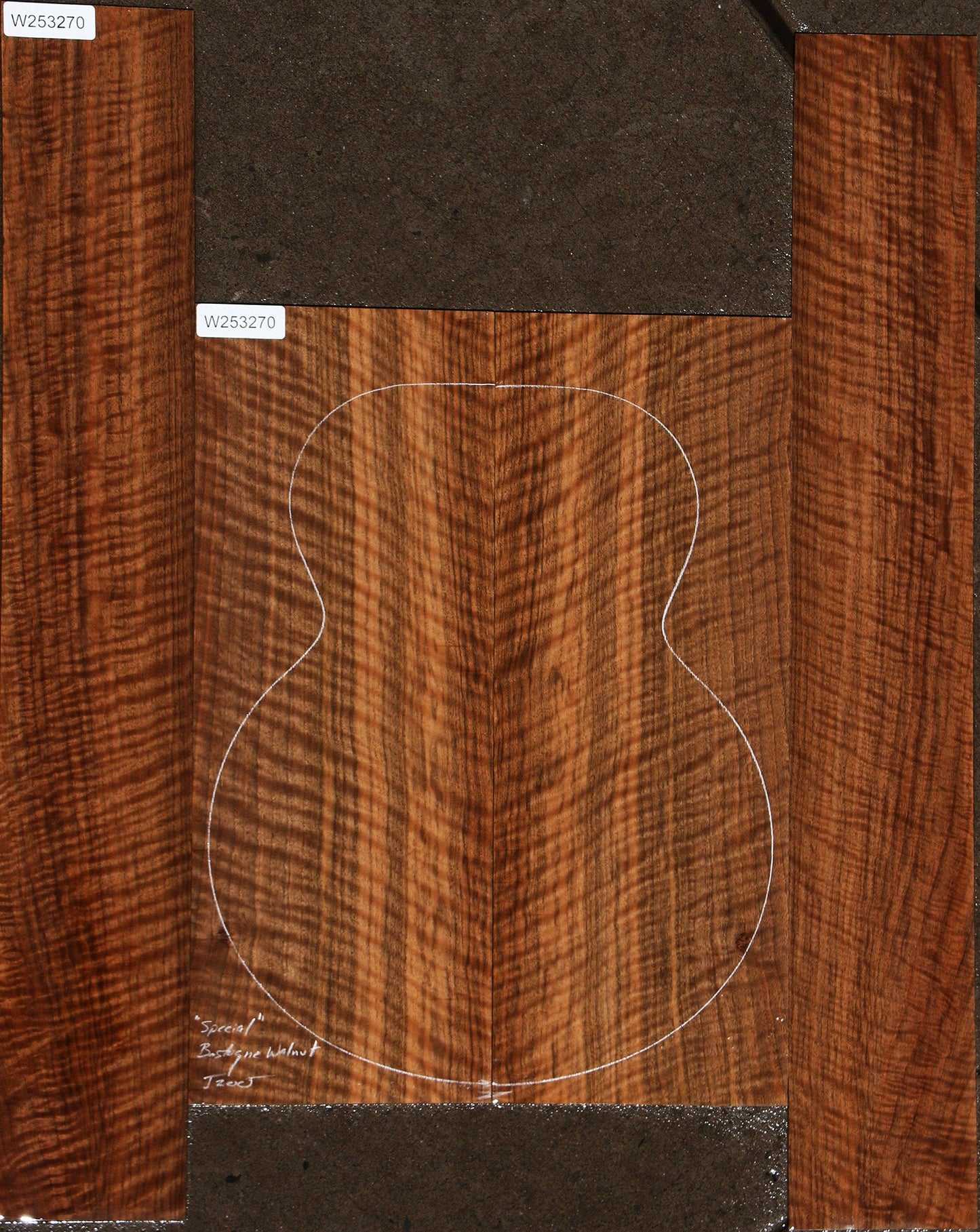 Special Grade Bastogne Walnut Jumbo Guitar Set
