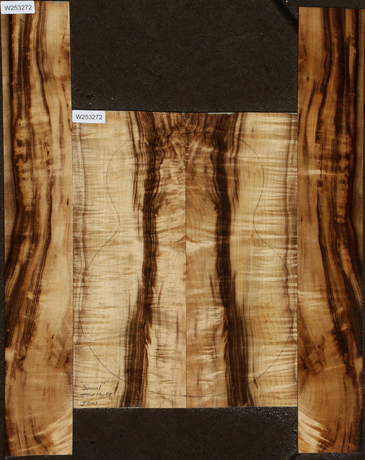 Special Grade Tiger Myrtle Jumbo Guitar Set