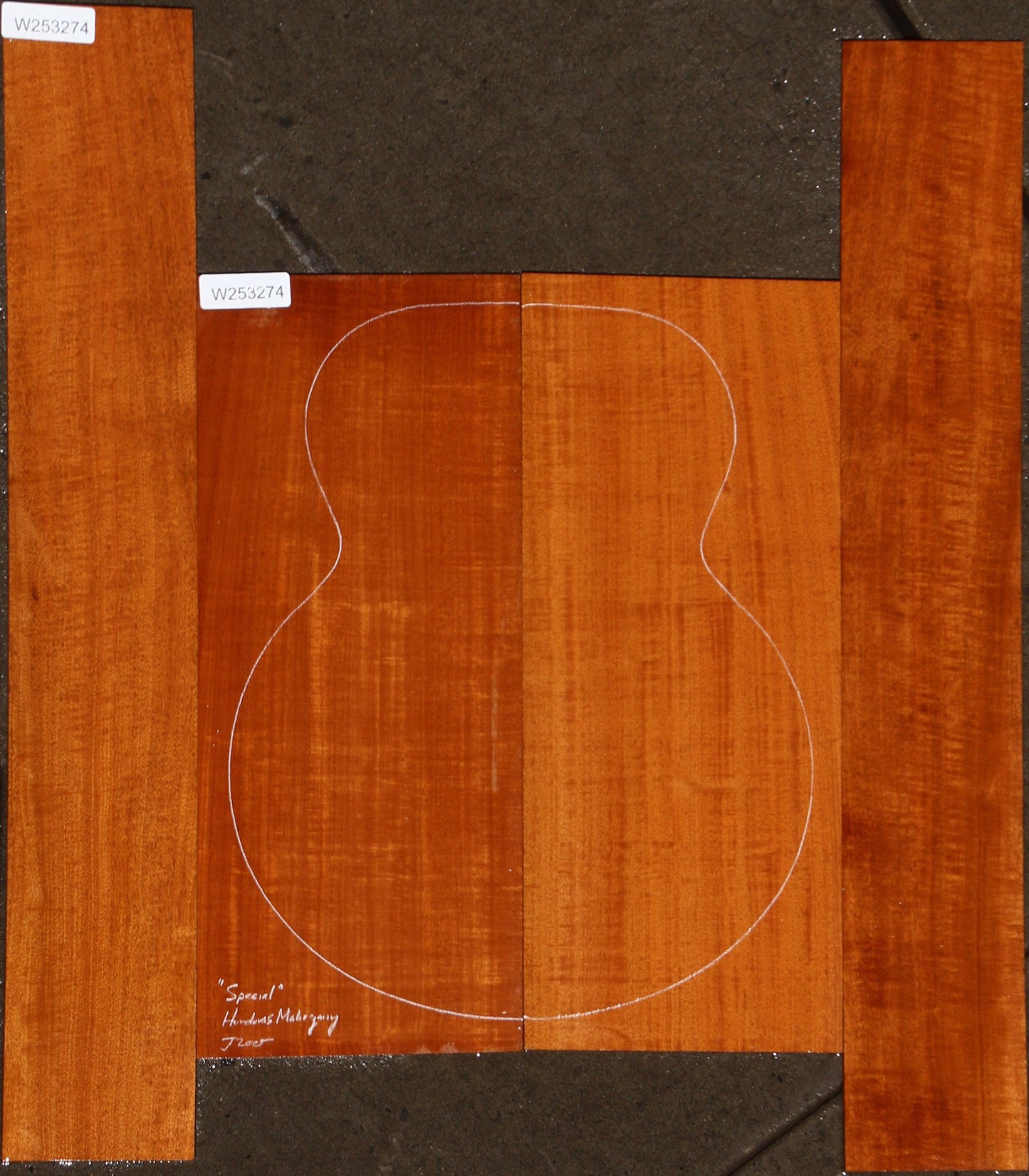 Special Grade Honduras Mahogany Jumbo Guitar Set
